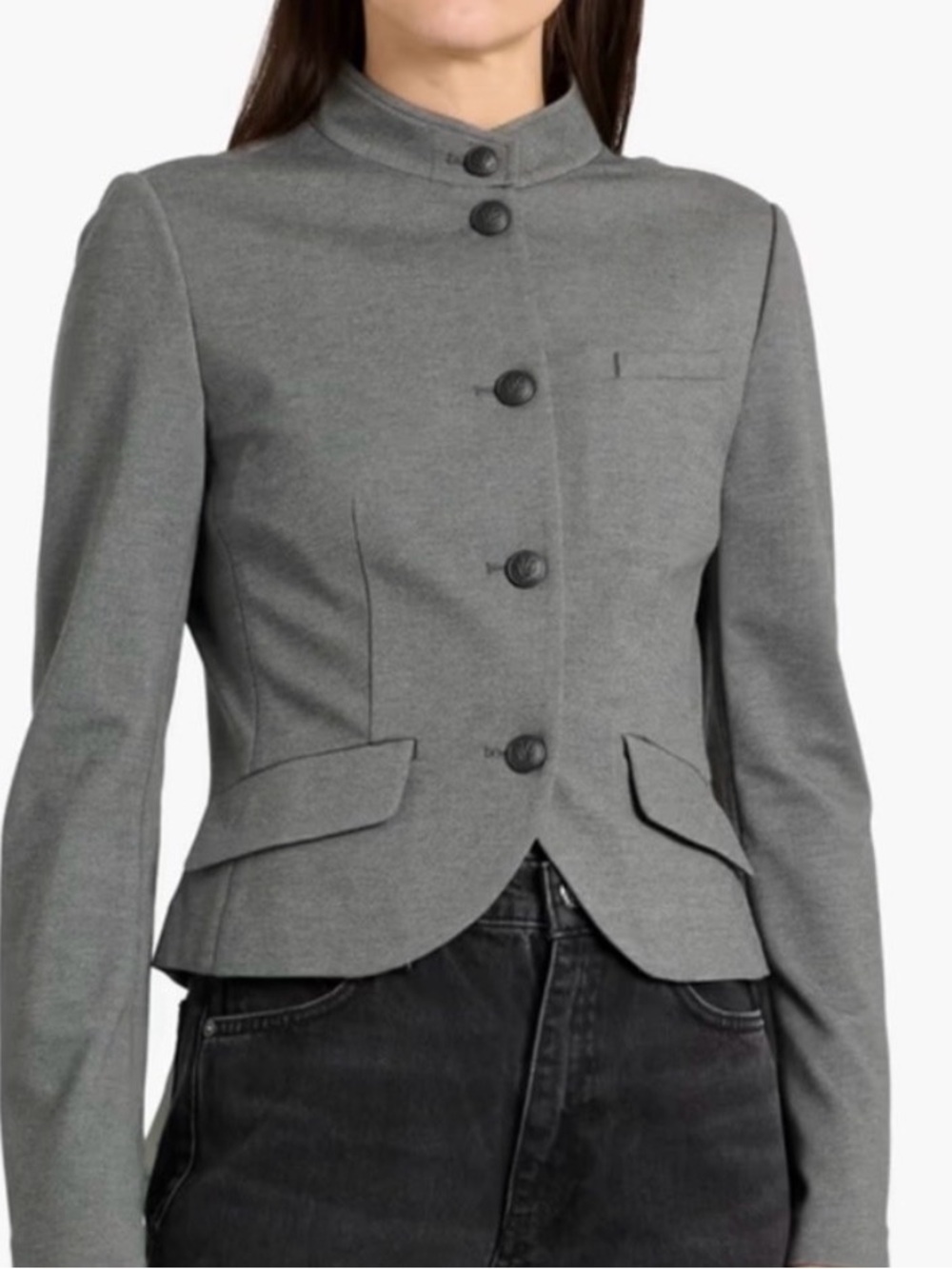 rag & bone Gray Slade ponte stretch Blazer size 4